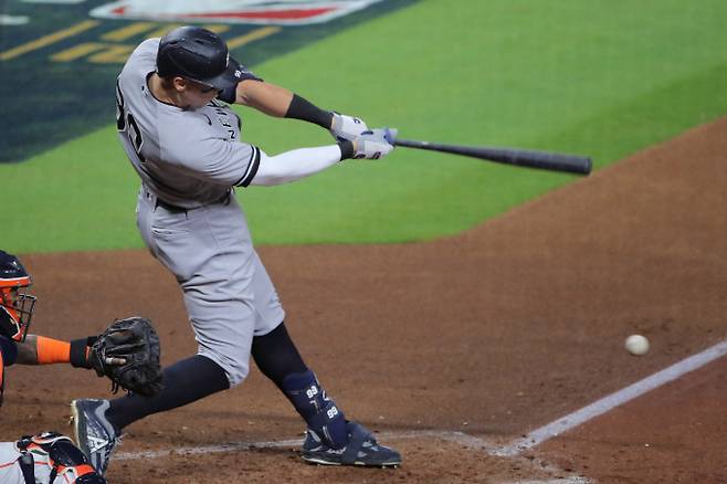 메이저리그 자유계약선수(FA) 최대어로 꼽히는 애런 저지. /사진= 로이터