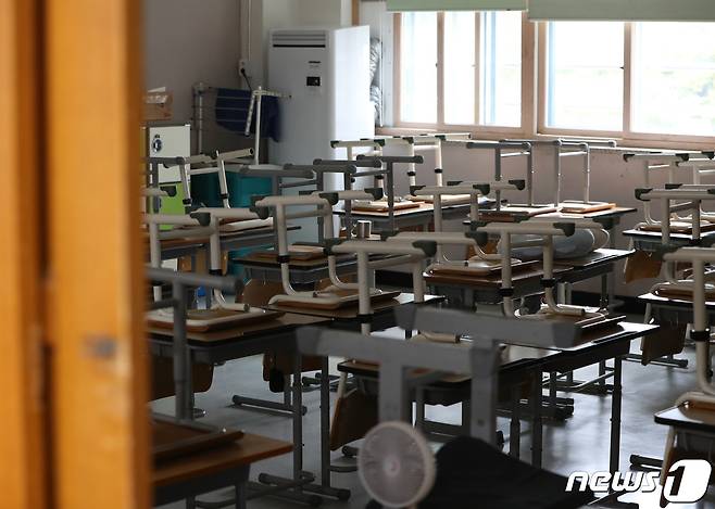한 학교 교실의 모습. /뉴스1 ⓒ News1 김영운 기자