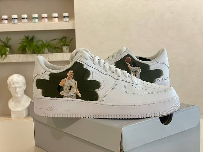 ▲이관희(LG)의 커스텀 농구화