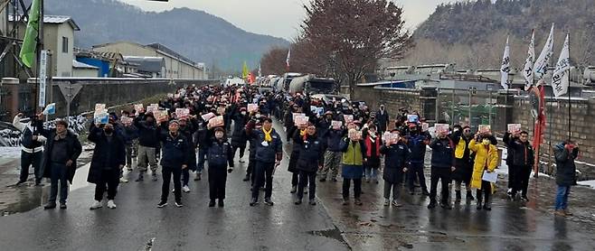 민주노총 충북본부 제공