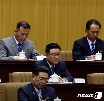지난 2월26~28일 진행된 북한 노동당 초급당비서대회에서 1년여 만에 공식석상에 모습을 드러낸 김두일 전 경제부장.(조선중앙tv 갈무리)ⓒ 뉴스1