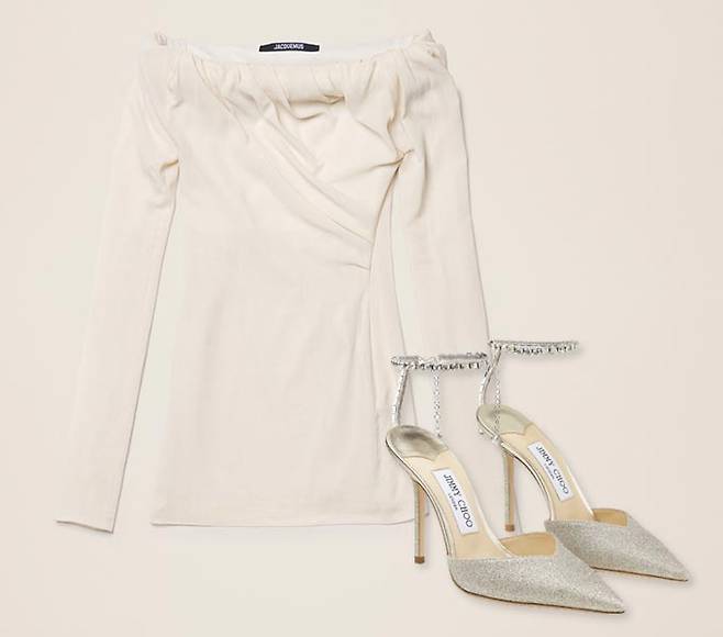 /사진=자크뮈스(JACQUEMUS), 지미추(Jimmy Choo) /편집=이은 기자