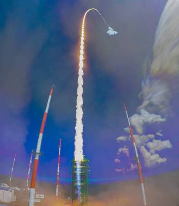 한국형발사체 누리호가 지난 6월 발사되고 있는 모습. / 사진=뉴스1