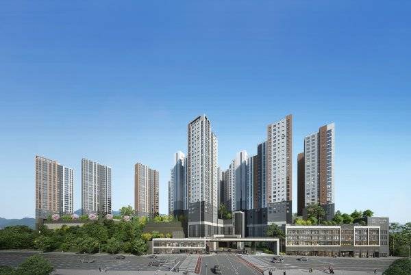 광주 송정 중흥S-클래스 파크뷰 투시도. 사진제공｜중흥토건