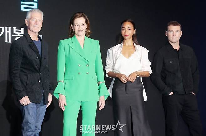 '아바타2' 스티븐 랭-시고니 위버-조 샐다나-샘 워싱턴[★포토]