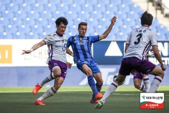 울산 현대 시절 오르샤. ⓒ프로축구연맹