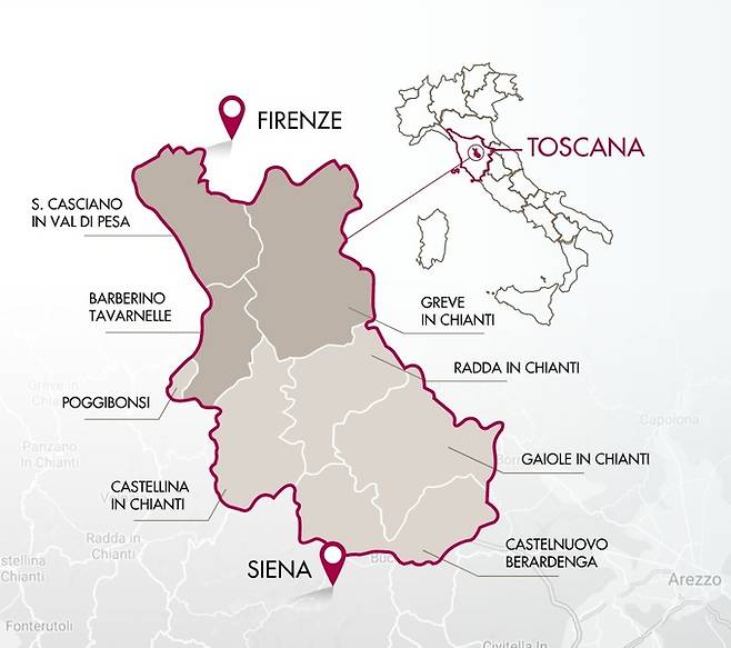 2019년 이후 키안티 클라시코 7개 마을