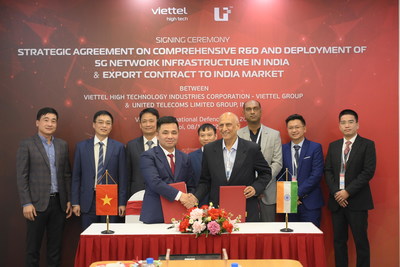 Viettel은 인도로 첨단 장비를 수출하는 최초의 베트남 브랜드가 됐다.