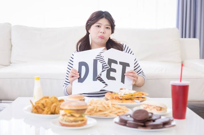 과식에도 유형이 있으며 이에 따라 식단을 관리해야 다이어트 효과를 볼 수 있다. [사진=클립아트코리아]
