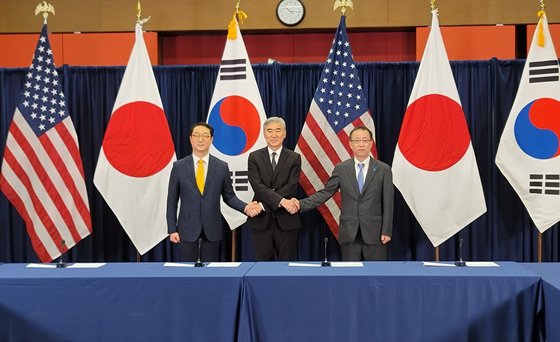 13일 인도네시아 자카르타에서 한미일 북핵수석대표 협의가 열렸다. 연합뉴스