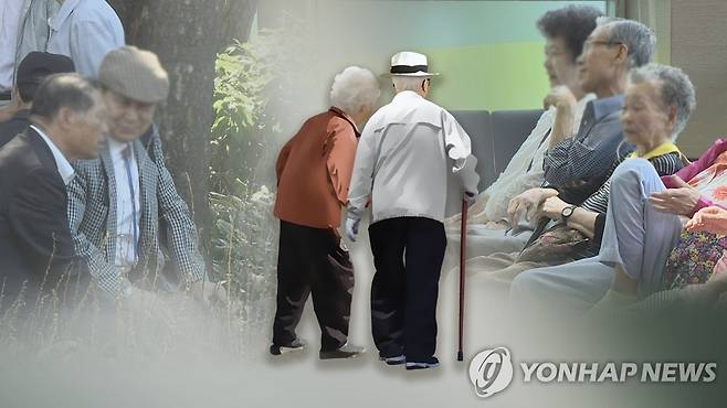 '무자식 상팔자' 부부끼리 사는 노인, 자녀동거 노인보다 만족↑(CG) [연합뉴스TV 제공]