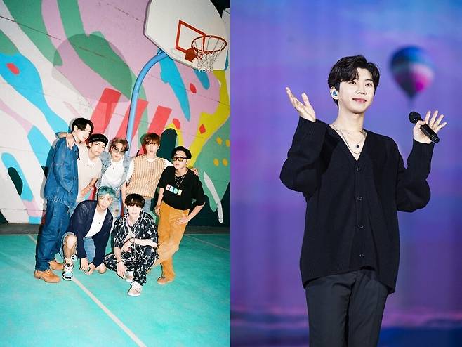 ▲ 방탄소년단(왼쪽), 임영웅. 제공|빅히트 뮤직, 물고기뮤직