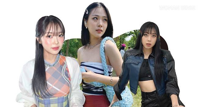 (왼쪽부터) 미노이, 비비, 이영지
