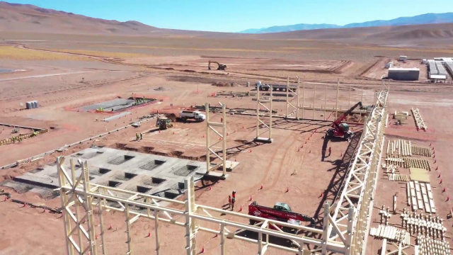 아르헨티나 살타 지역에 포스코아르헨티나 리튬 사업 1단계 공장이 지어지고 있다. 사진 제공=포스코홀딩스