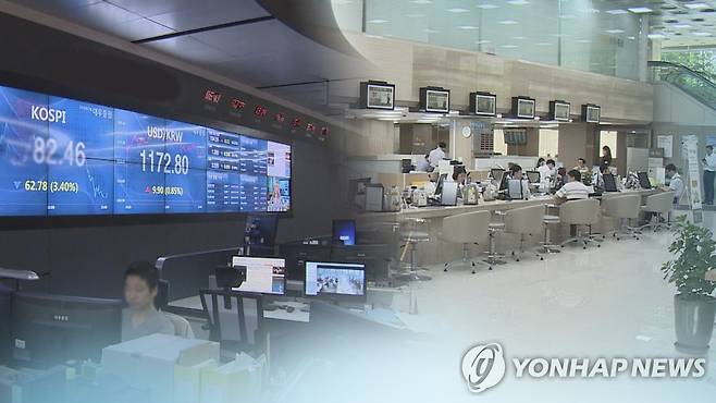 금융권 '감원 한파'(CG) [연합뉴스TV 제공]