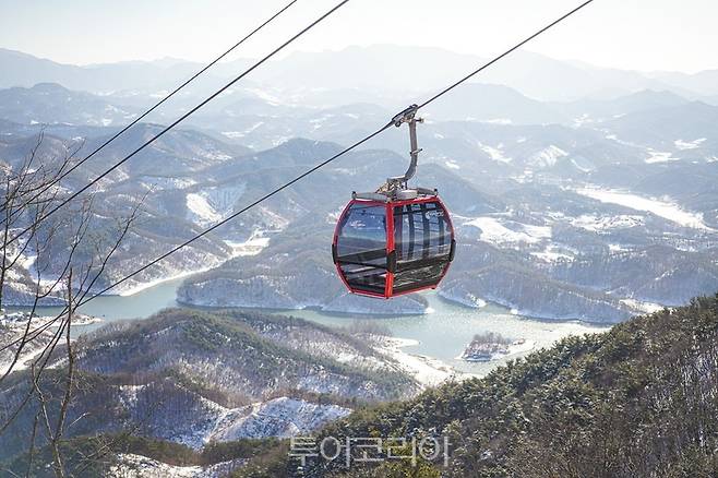 청풍호반케이블카 겨울 / 사진-제천시