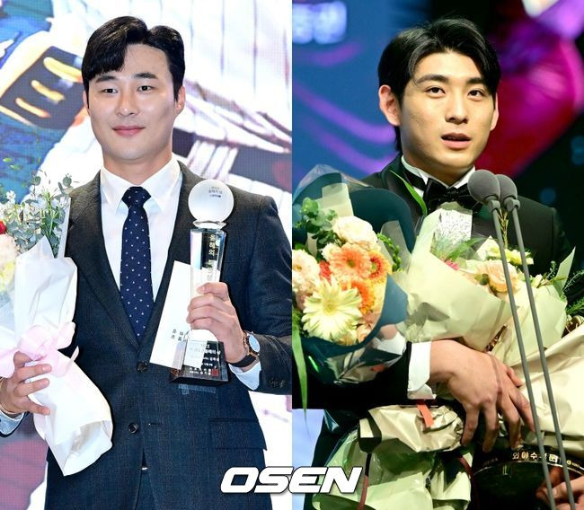 샌디에이고 파드리스 김하성(왼쪽), 키움 히어로즈 이정후. /OSEN DB