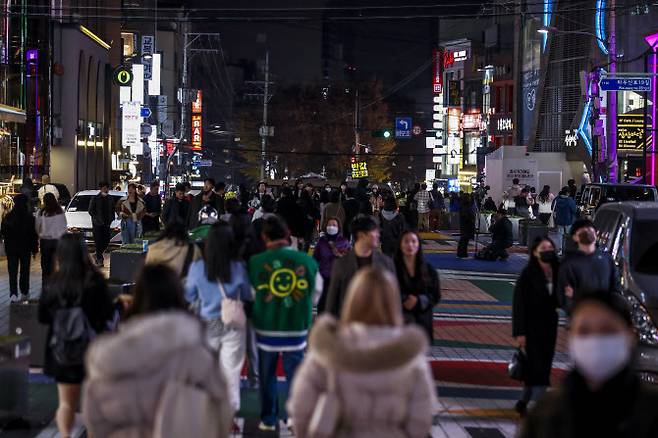 서울 마포구 홍대거리.(사진=뉴시스)