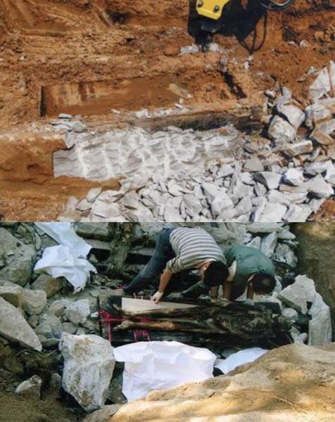 한국의 미라는 조선시대 회곽묘에서 발견된다. 조선시대 회곽묘는 석회, 가는모래, 황토를 3:1:1로 섞어 무덤 구덩이와 곽을 싸발라 밀봉하는 묘제다, 완전히 밀봉되기 때문에 시신이 자연 미라가 되기 쉽다. 이집트 미라 같은 인공 미라와 달리 외치처럼 체내 장기가 온전한 상태에서 노출된다. / 고려대 박물관·(정광호 고려대학원 박사논문, 2010) 자료