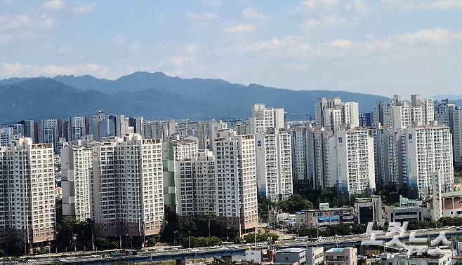 대구 아파트 단지. 권기수 기자