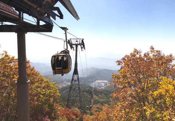 팔공산 케이블카 모습. 대구시