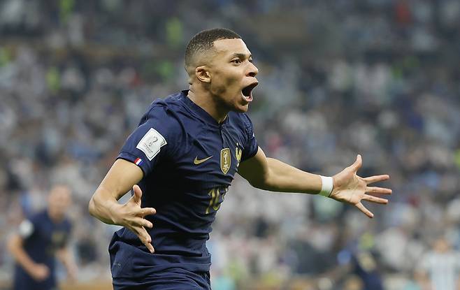 폭발적인 스피드를 지닌 프랑스 공격수 음바페. EPA=연합뉴스