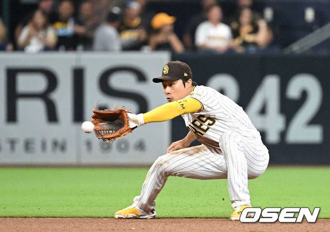 [OSEN=샌디에이고(미국 캘리포니아주), 최규한 기자] 샌디에이고 김하성. 2022.06.12 / dreamer@osen.co.kr