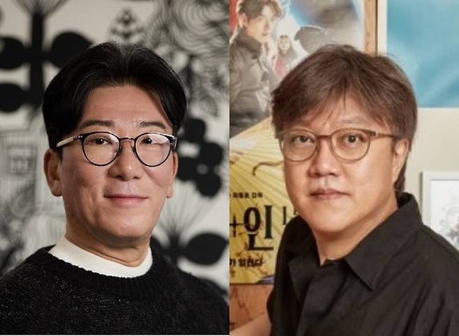 [서울=뉴시스] 윤제균 감독(왼쪽)과 최동훈 감독(오른쪽). *재판매 및 DB 금지