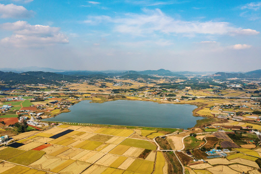 서산 잠홍저수지 전경. 사진=서산시 제공