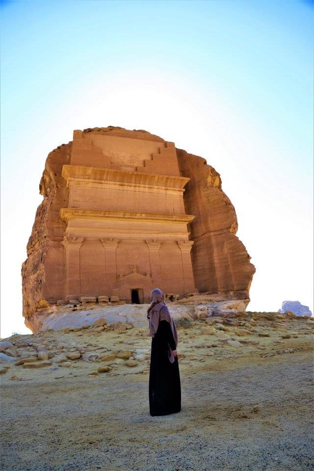 헤그라에서 가장 큰 무덤 건축물인 ‘카스르 알파리드’.