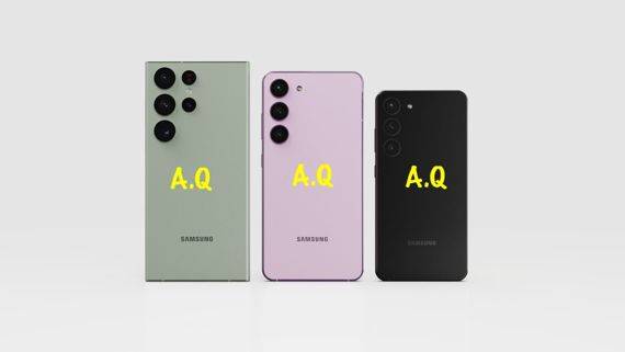 갤럭시S23울트라, 갤럭시S23+, 갤럭시S23 예상 디자인. 아메드 콰이더 트위터 캡처