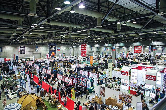 일산 킨텍스 고카프 박람회장 전경.