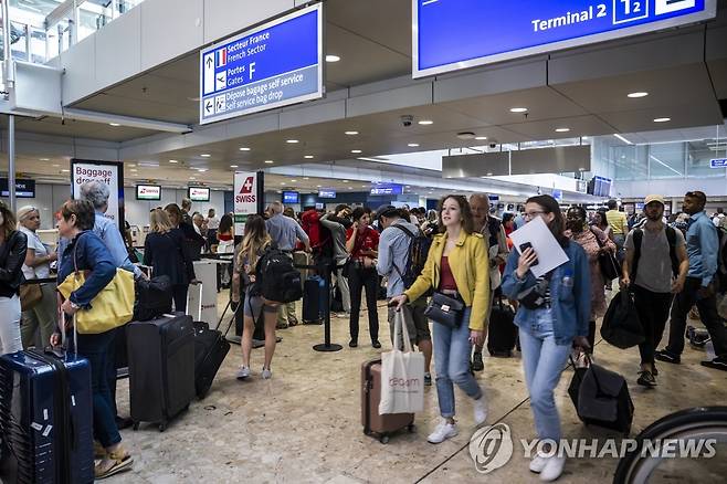 스위스 제네바 공항 모습 [EPA 연합뉴스 자료 사진. 재판매 및 DB 금지]