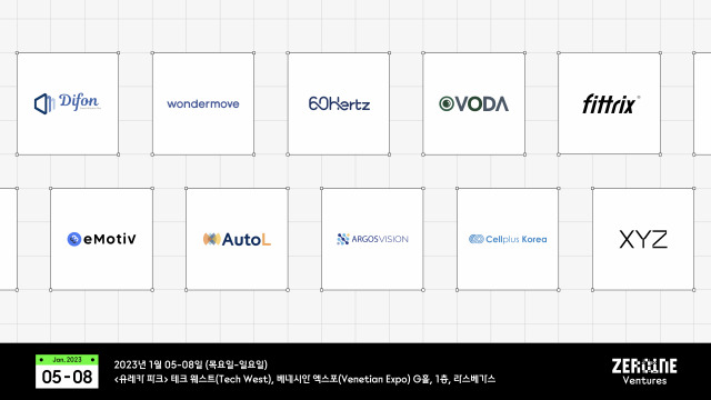 현대자동차그룹 ‘제로원(ZER01NE)’이 ‘CES 2023’에 참가해 협업 중인 스타트업의 혁신 기술을 알린다. 사진 제공=현대차그룹