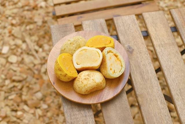 감자빵의 모습.