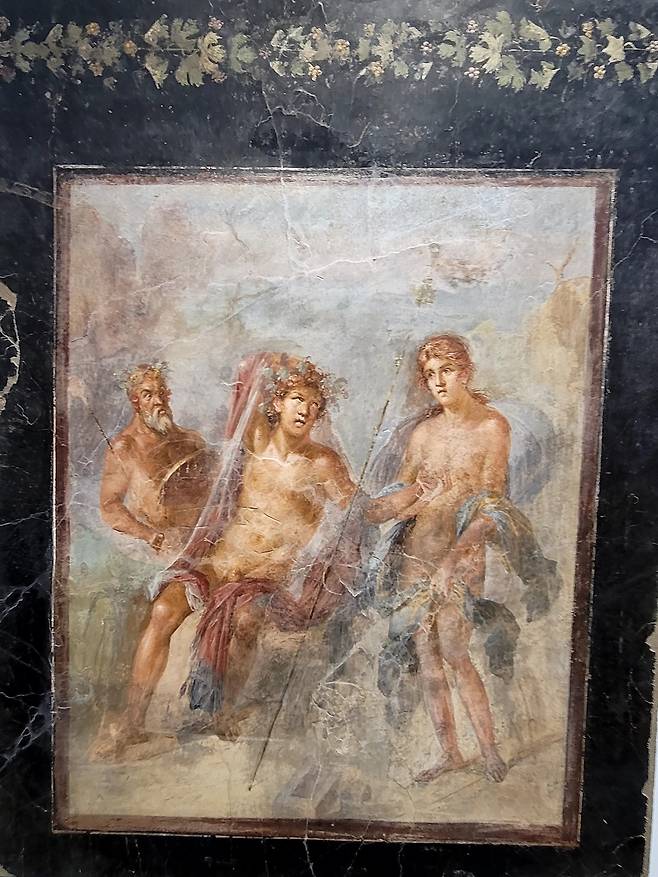 폼페이 유적지에서 나온 벽화