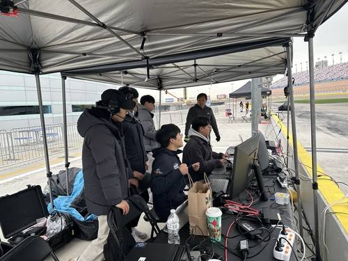 연습 주행을 하는 카이스트팀 [촬영 오규진]