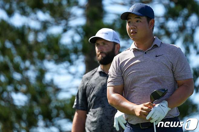 미국프로골프(PGA) 투어의 김주형. ⓒ AFP=뉴스1