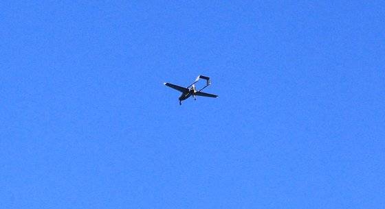 지난 5일 합참이 적 소형 무인기 침투 상황에 대응하는 합동 방공훈련을 열었다. 당시 가상 적 무인기로 동원된 육군 무인기. 연합