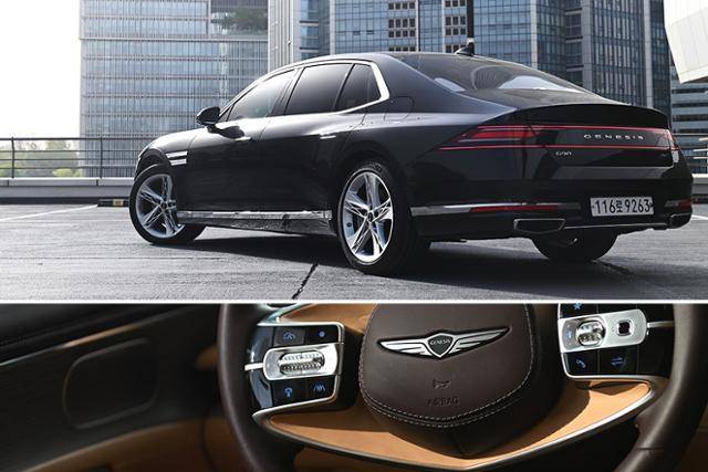 제네시스 G90 자유로 연비