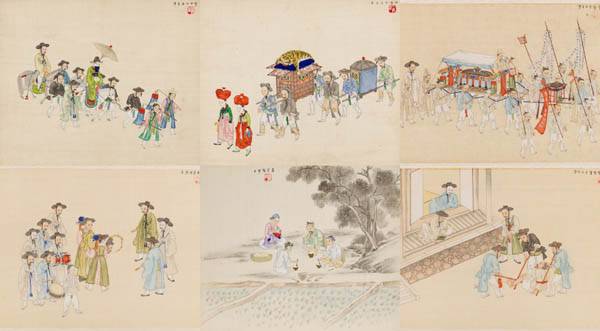 19세기 말 세계에 가장 알려진 풍속화가는 기산 김준근이었다. 기산은 조선을 방문하는 선교사, 상사원, 세관원, 군인, 학자 등에게 서양에는 없는 조선의 풍물을 그려주었다. / 독일 함부르크 로텐바움 박물관 소장 자료·국립민속박물관 제공