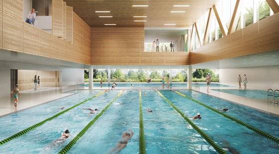 서울어울림체육센터 지하 1층에 들어설 예정인 어울림수영장 조감도. 사진 서울시