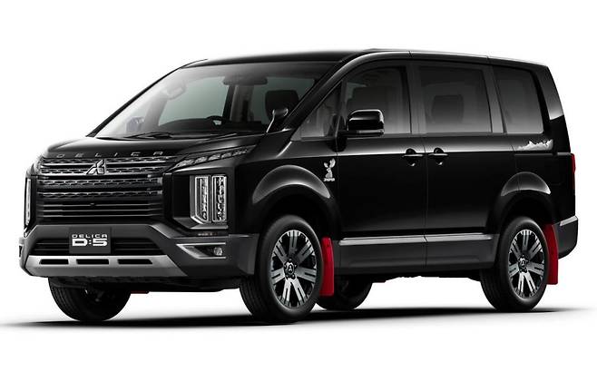 프런트 펜더에 LG화학의 정전도장 플라스틱 소재가 적용된 미쓰비시 자동차의 델리카 D:5
[LG화학 제공. 재판매 및 DB 금지]