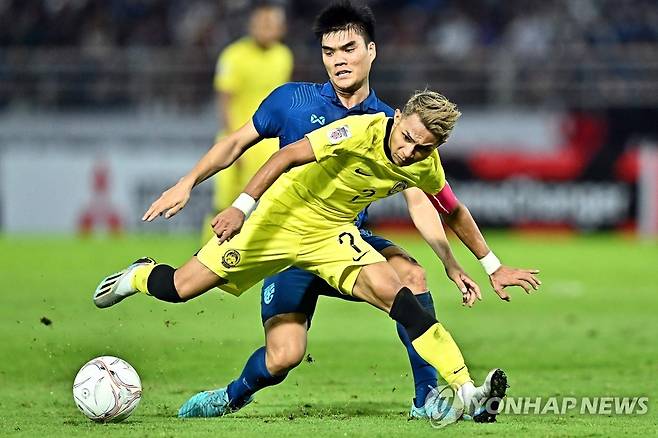 태국-말레이시아 경기 장면 [AFP=연합뉴스]