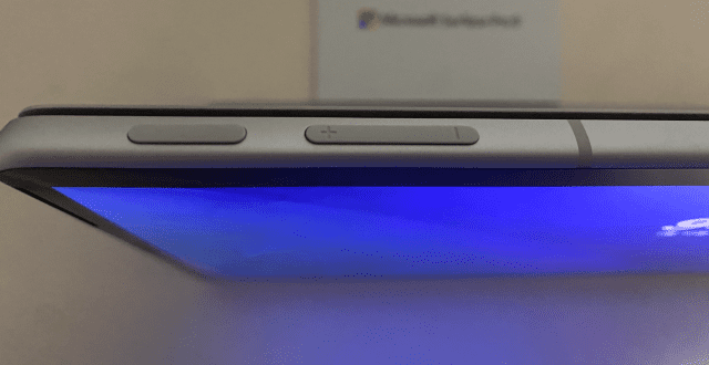 탭 본체 상단 부분 [사진=지디넷코리아]