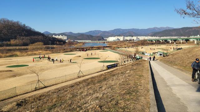 사전예약제가 시범 도입된 대구 불로파크골프장 전경. 대구시 제공