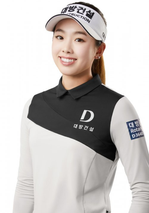 LPGA 투어에서 활약하는 이정은6와 함께 대방건설 로고를 달게 된 미국 교포 노예림. 사진제공 | 대방건설