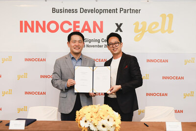 YELL CEO Dissara Udomdej와 이노션 글로벌 CEO William Lee가 MOU에 서명했다.