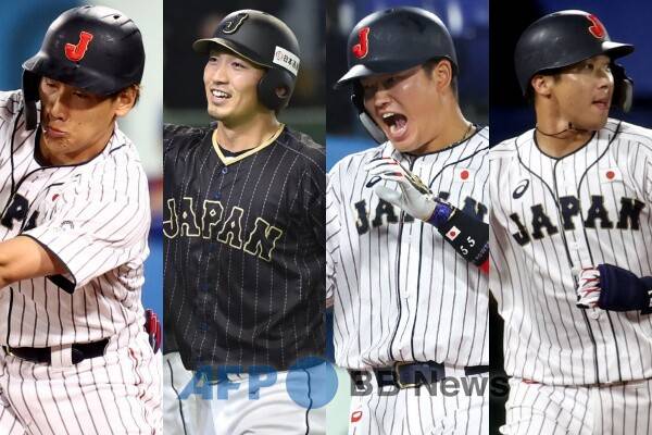 왼쪽부터 요시다 마사타카, 스즈키 세이야, 무라카미 무네탙카, 야마다 테츠토. ⓒAFPBBNews = News1