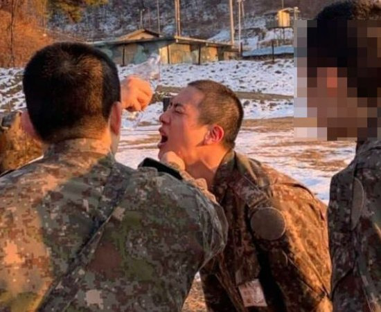 신병교육대 훈련 중인 그룹 방탄소년단 멤버 진. 사진 페이스북 ‘육군훈련소 대신 전해드립니다’ 캡처